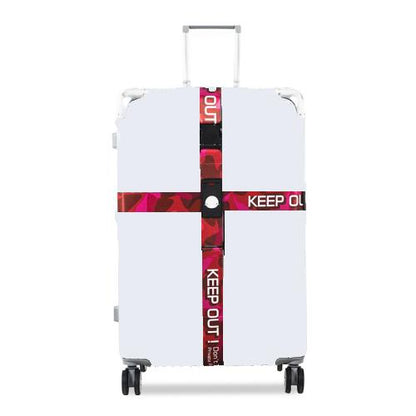Luggage Cross Customs Lock Binding Strap, Color: Keep Out Red (Ordinary) - Tapes & Ropes by buy2fix | Online Shopping UK | buy2fix