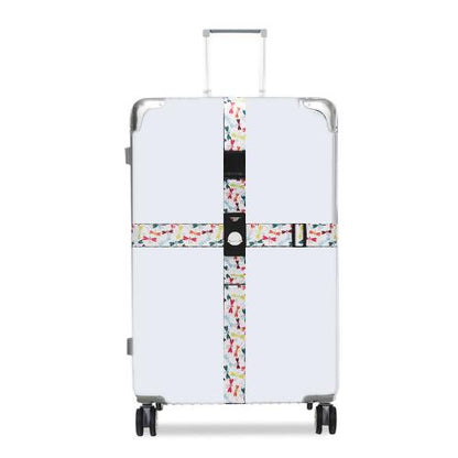 Luggage Cross Customs Lock Binding Strap, Color: Colorful Dragonfly (Ordinary) - Tapes & Ropes by buy2fix | Online Shopping UK | buy2fix