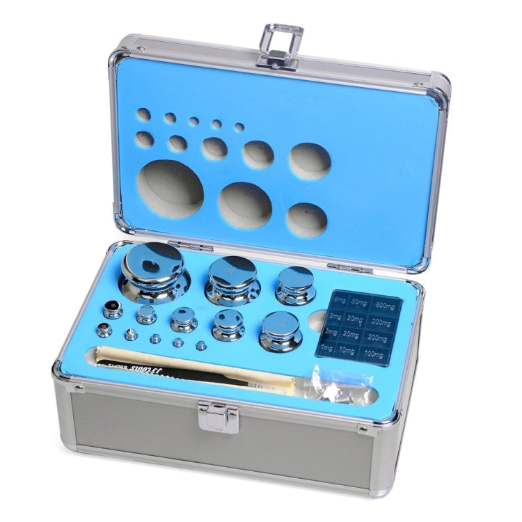 25pcs/set F1 Level 1mg-1kg Stainless Steel Standard Weights by buy2fix