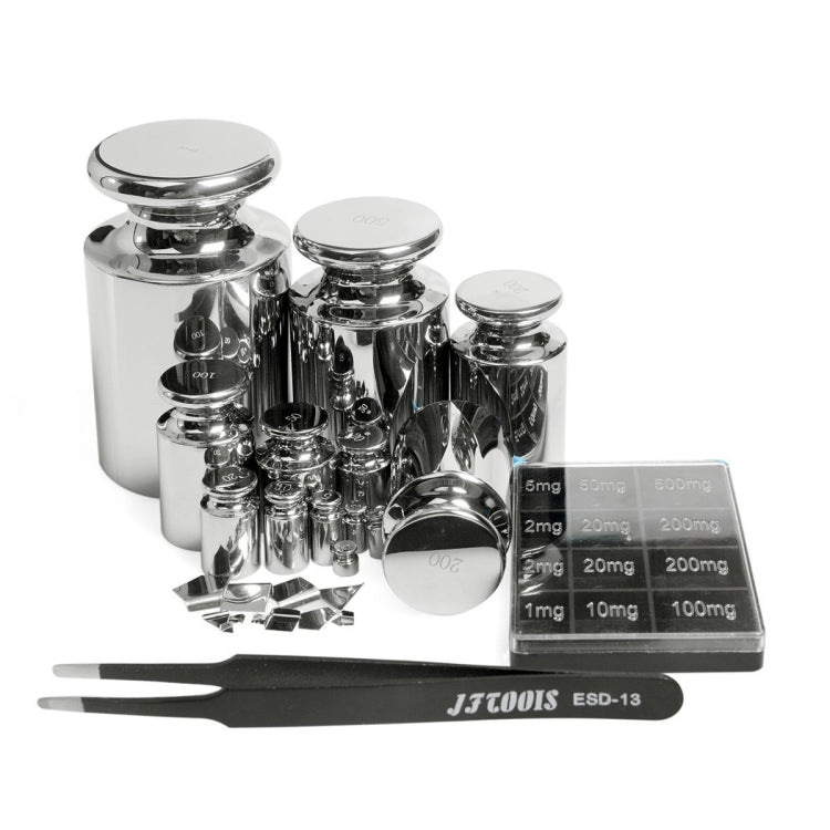 25pcs/set F1 Level 1mg-1kg Stainless Steel Standard Weights by buy2fix