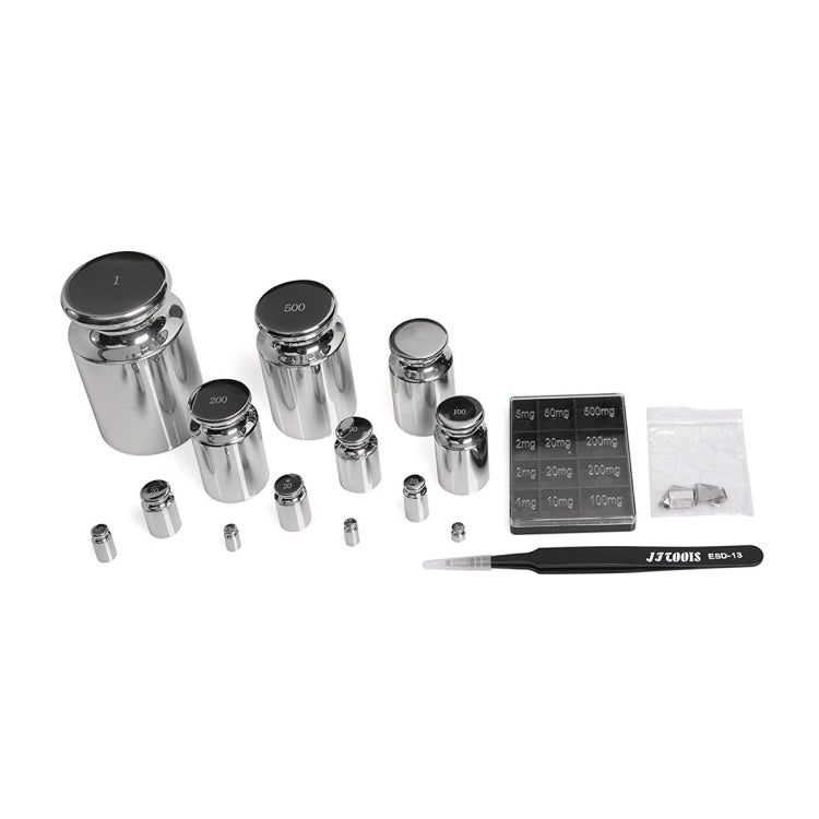 25pcs/set F1 Level 1mg-1kg Stainless Steel Standard Weights by buy2fix