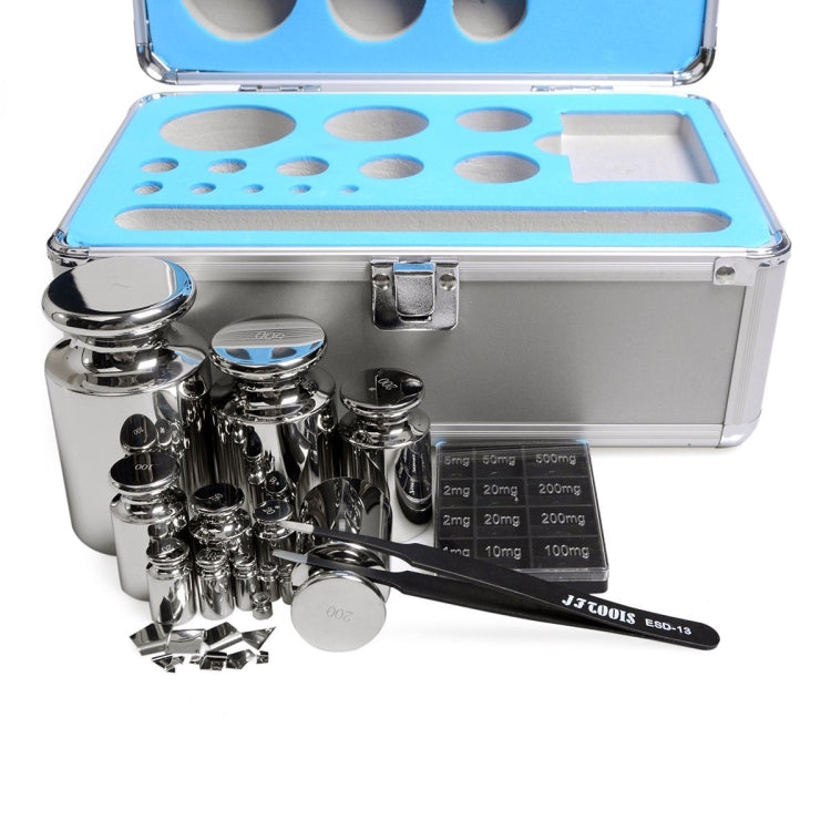 25pcs/set F1 Level 1mg-1kg Stainless Steel Standard Weights by buy2fix