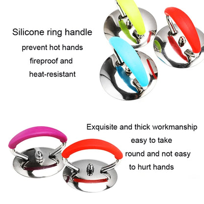 Universal Silicon Pot Lid Handle Kitchenware Accessories, Style: Blue Silicon Ring - Cooktop Parts by buy2fix | Online Shopping UK | buy2fix