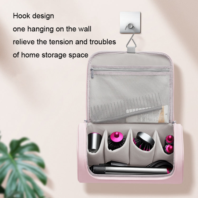 BUBM For Dyson Hair Dryer Curling Device Accessories Storage Bag(Pink) - For Dyson Accessories by BUBM | Online Shopping UK | buy2fix