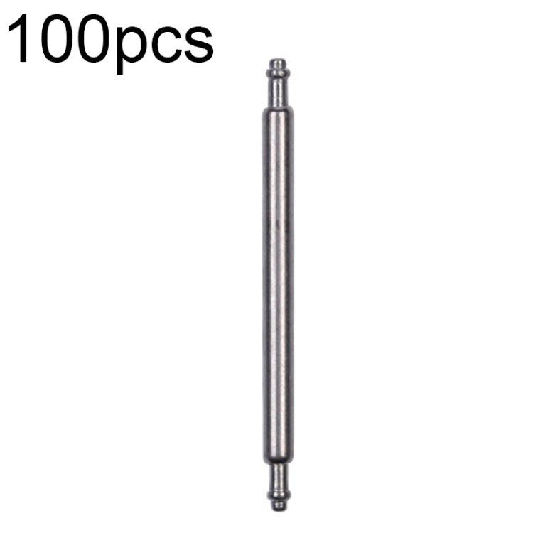 100pcs/set 304 Stainless Steel Strap Connecting Rod Strap Switch Lugs, Style: Single Drag (1.5x22mm) - Watch Parts & Tools by buy2fix | Online Shopping UK | buy2fix