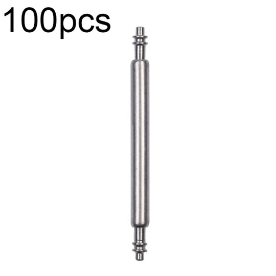 100pcs/set 304 Stainless Steel Strap Connecting Rod Strap Switch Lugs, Style: Double Drag (1.8x20mm)