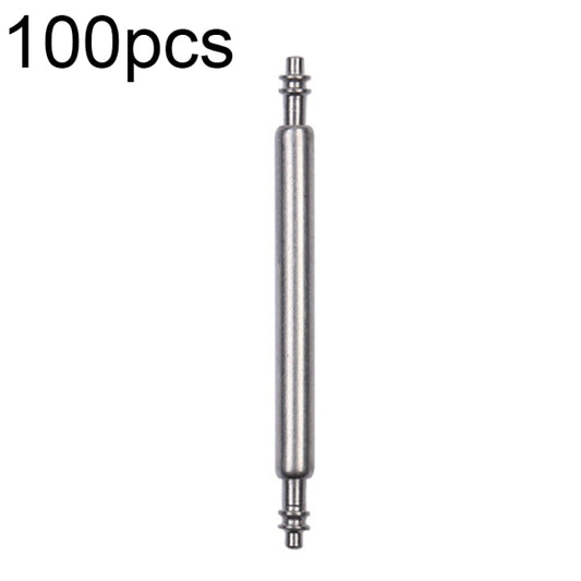 100pcs/set 304 Stainless Steel Strap Connecting Rod Strap Switch Lugs, Style: Double Drag (1.8x22mm) - Watch Parts & Tools by buy2fix | Online Shopping UK | buy2fix