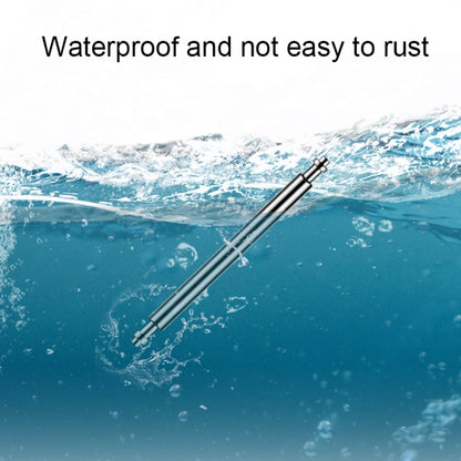 100pcs/set 304 Stainless Steel Strap Connecting Rod Strap Switch Lugs, Style: Double Drag (1.8x22mm) - Watch Parts & Tools by buy2fix | Online Shopping UK | buy2fix