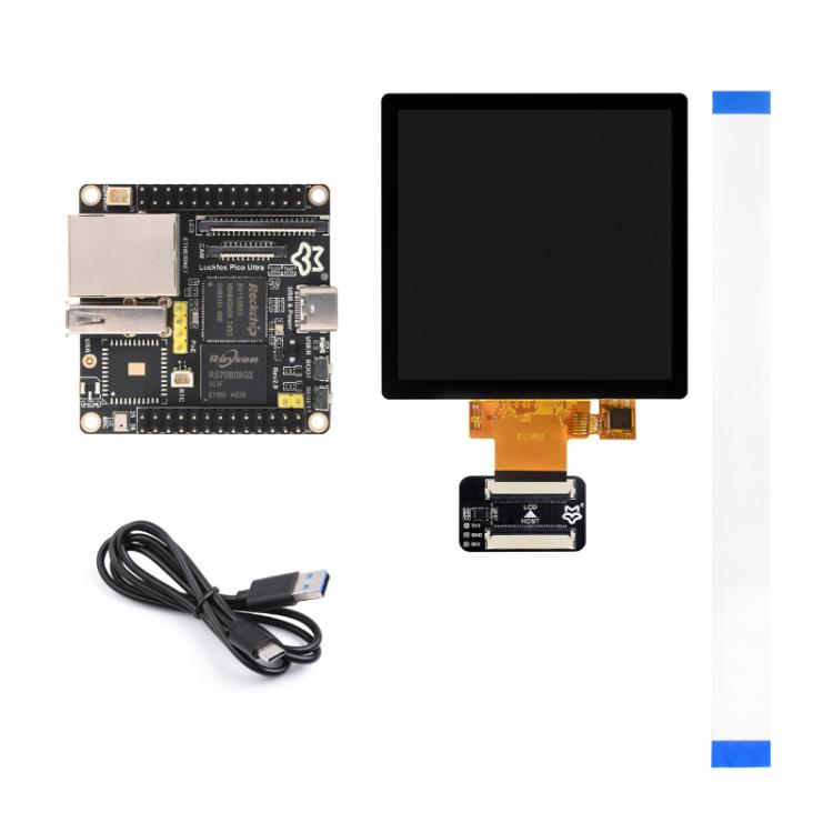 Luckfox Pico Ultra RV1106G3 1TOPS Micro Linux Development Board Integrated Processor, Without Wi-Fi/Without PoE, Specification: 480x480 Touch Screen - Arduino Nucleo Accessories by Luckfox | Online Shopping UK | buy2fix