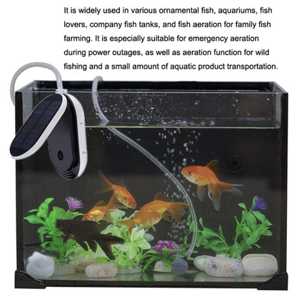 Outdoor Portable Solar Oxygen Pump Aquarium Flip Cover Solar Oxygen Pump(Black) - Air Pumps by buy2fix | Online Shopping UK | buy2fix