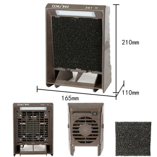 Baku BA-943 Soldering Fume Purifier with LED Light 30W Soldering Iron Welding Fume Exhauster(US Plug 110V) - Others by BAKU | Online Shopping UK | buy2fix