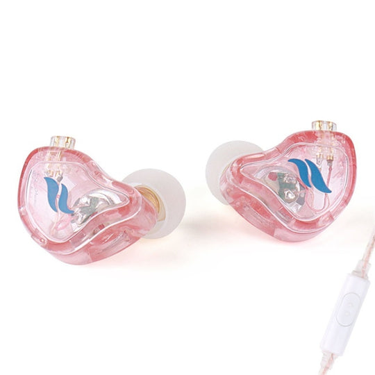 FZ In Ear Type Live Broadcast HIFI Sound Quality Earphone, Color: With Mic Pink