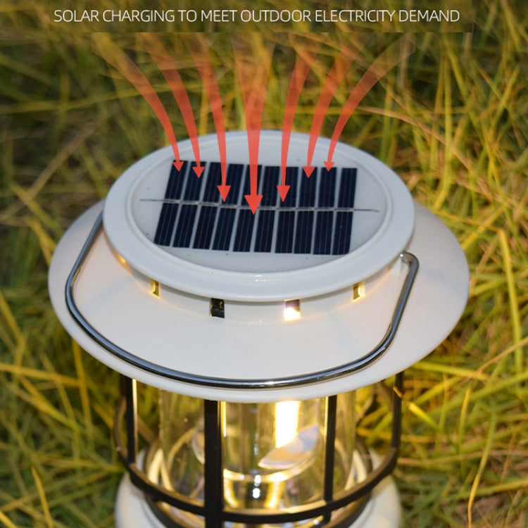 Waterproof Outdoor Tent Retro Atmosphere Horse Lamp, Color: Solar Energy White - Camping Lighting by buy2fix | Online Shopping UK | buy2fix