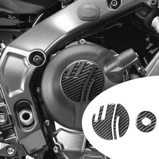 For 2021-2023 Yamaha MT-09 3pcs /Set Engine Stickers(Black)