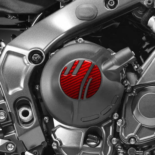For 2021-2023 Yamaha MT-09 3pcs /Set Engine Stickers(Red)