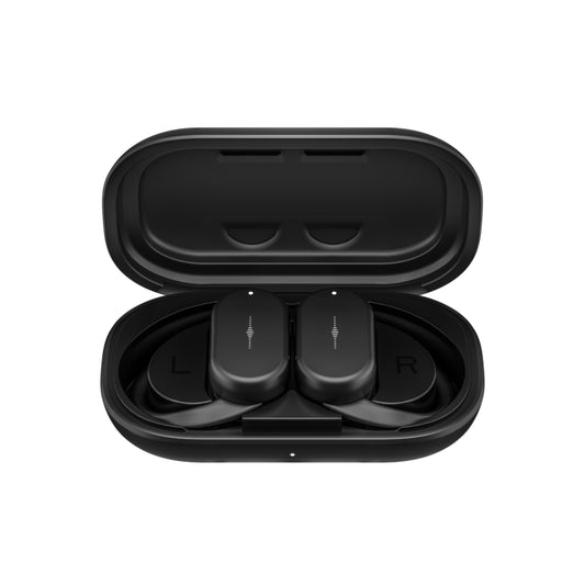 HD313 Earhook OWS Noise Reduction Bluetooth Earphone Subwoofer Sport Wireless Headset(Black) - Sport Earphone by buy2fix | Online Shopping UK | buy2fix