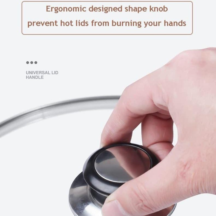 Stainless Steel Lid Handle Plastic Top Bead - Cooktop Parts by buy2fix | Online Shopping UK | buy2fix