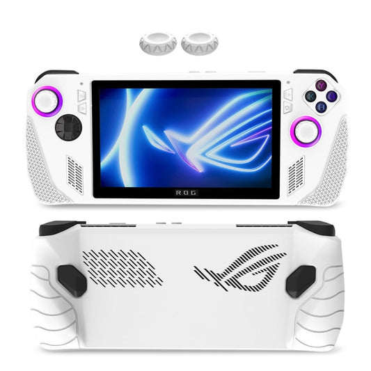 For ASUS Rog Ally Gaming Console Multicolor Silicone Case With 2 Button Caps(White) - Cases by buy2fix | Online Shopping UK | buy2fix