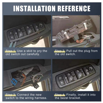 For Nissan Juke Car Window Switch Button Replacement Assembly(25401-3SH0A) - Car Switches by buy2fix | Online Shopping UK | buy2fix