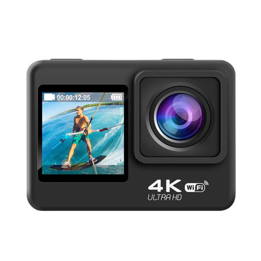 WIFI Color Dual-Screen HD 4K Video Outdoor Waterproof Sports Camera(AT-Q60AR) by buy2fix