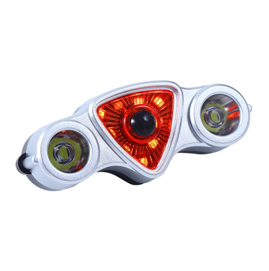 9+2 LED Bicycle Tail Light Rechargeable MTB Road Bike Headlight Warning Light(Red Light+White Light) by buy2fix