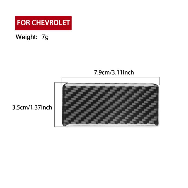 For Chevrolet Malibu 2016-2024 Left-hand Drive Co-pilot Storage Box Sticker(Red) - Car Interior Mouldings by buy2fix | Online Shopping UK | buy2fix