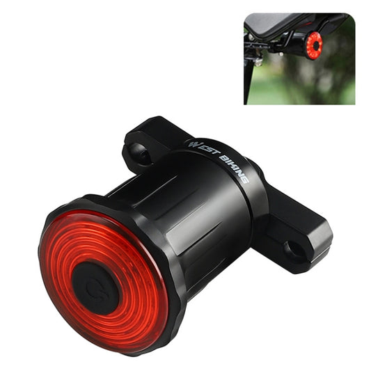 WEST BIKING Bicycle USB Charging Smart Brake Sensor Warning Tail Light(Cushion) by WEST BIKING