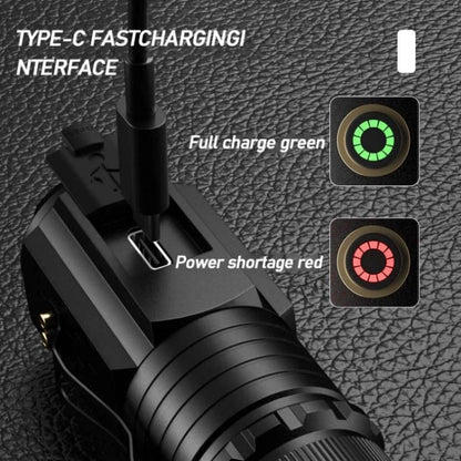 3 LED Mini Flashlight Rechargeable Waterproof 2000LM Super Bright Torch, Spec:  Tail Magnet - Mini Flashlight by buy2fix | Online Shopping UK | buy2fix