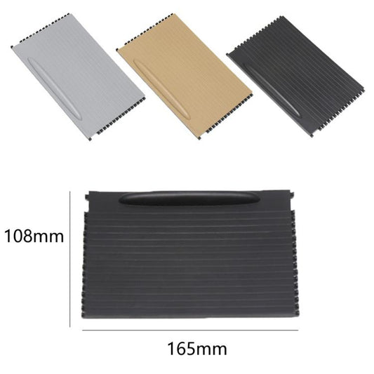 For Porsche Cayenne 2003-2010 Car Center Console Water Cup Holder Cover Trim Right Hand Drive(Black) - Stowing Tidying by buy2fix | Online Shopping UK | buy2fix