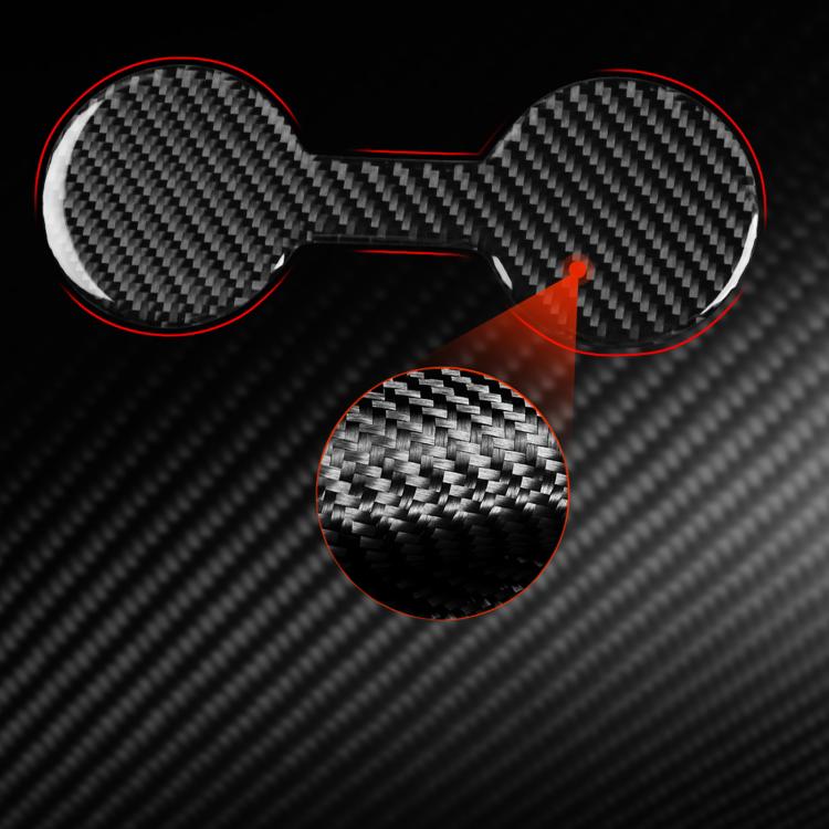 For Chevrolet Malibu 2016-2024 Left-hand Drive Coaster Decorative Sticker(Red) - Car Interior Mouldings by buy2fix | Online Shopping UK | buy2fix