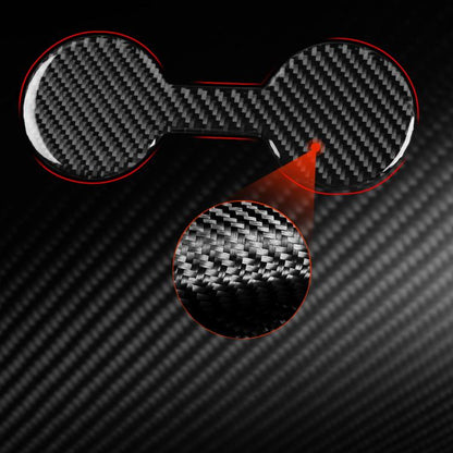 For Chevrolet Malibu 2016-2024 Left-hand Drive Coaster Decorative Sticker(Black) - Car Interior Mouldings by buy2fix | Online Shopping UK | buy2fix