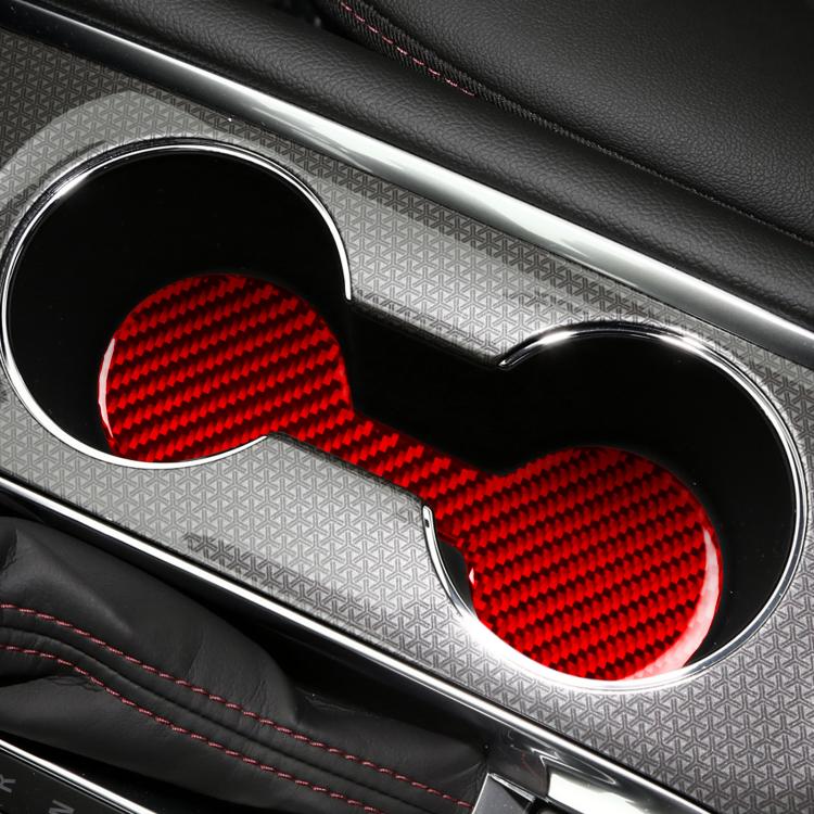 For Chevrolet Malibu 2016-2024 Left-hand Drive Coaster Decorative Sticker(Red) - Car Interior Mouldings by buy2fix | Online Shopping UK | buy2fix