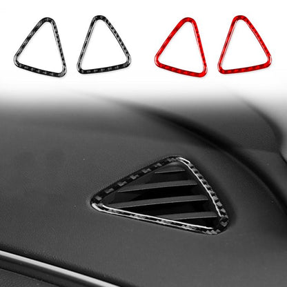 For Chevrolet Malibu 2016-2024 2pcs /Set Left-hand Drive Instrument Vent Decorative Sticker(Black) - Car Interior Mouldings by buy2fix | Online Shopping UK | buy2fix