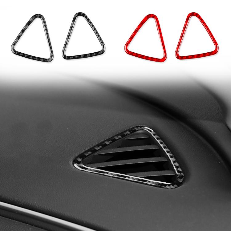 For Chevrolet Malibu 2016-2024 2pcs /Set Left-hand Drive Instrument Vent Decorative Sticker(Red) - Car Interior Mouldings by buy2fix | Online Shopping UK | buy2fix