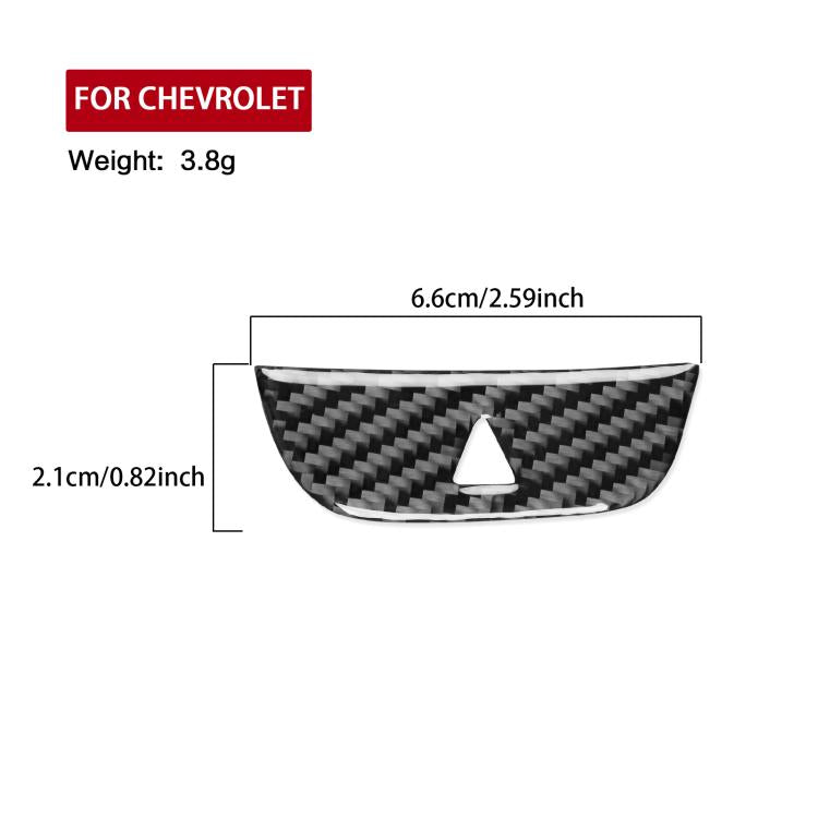 For Chevrolet Malibu 2016-2024 Left-Hand Drive Warning Light Sticker(Red) - Car Interior Mouldings by buy2fix | Online Shopping UK | buy2fix