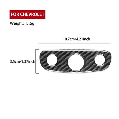 For Chevrolet Malibu 2016-2024 B Model Left-hand Drive Headlight Switch Sticker(Red) - Car Interior Mouldings by buy2fix | Online Shopping UK | buy2fix