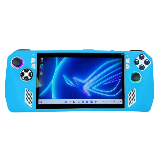 For ASUS ROG Ally Handheld Game Console Silicone Drop-proof Protective Case All-inclusive Case(Blue) - Cases by buy2fix | Online Shopping UK | buy2fix