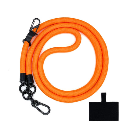 10mm Thick Rope Mobile Phone Lanyard Spacer Adjustable Anti Theft Phone Strap(NO.1 Orange) - Lanyards & Wrist Straps by buy2fix | Online Shopping UK | buy2fix