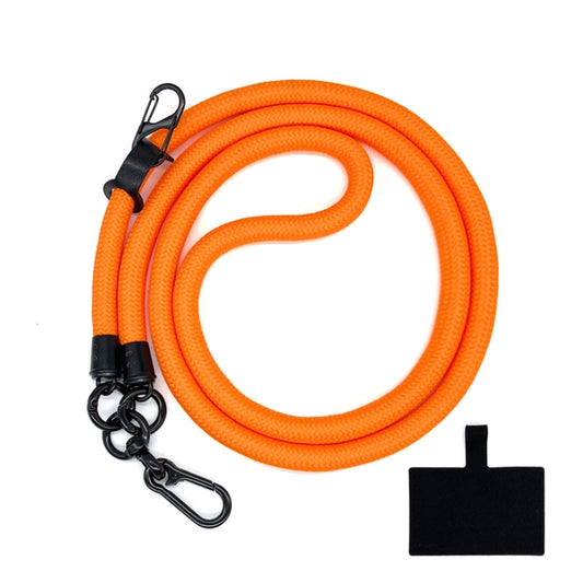 10mm Thick Rope Mobile Phone Lanyard Spacer Adjustable Anti Theft Phone Strap(NO.1 Orange) - Lanyards & Wrist Straps by buy2fix | Online Shopping UK | buy2fix