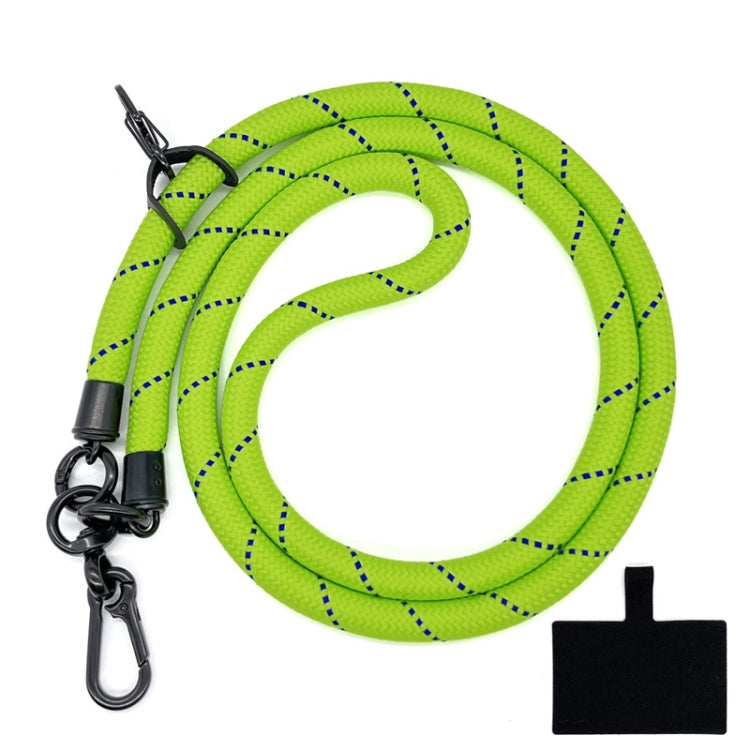 10mm Thick Rope Mobile Phone Lanyard Spacer Adjustable Anti Theft Phone Strap(NO.5 Green and Blue) - Lanyards & Wrist Straps by buy2fix | Online Shopping UK | buy2fix