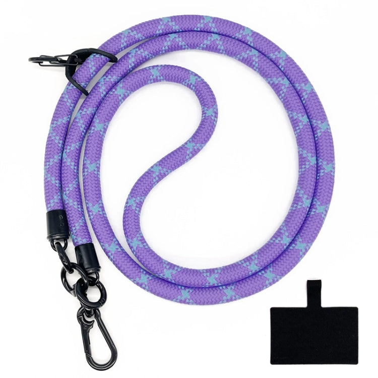 10mm Thick Rope Mobile Phone Lanyard Spacer Adjustable Anti Theft Phone Strap(NO.10 Purple Blue) - Lanyards & Wrist Straps by buy2fix | Online Shopping UK | buy2fix