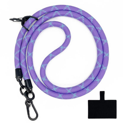 10mm Thick Rope Mobile Phone Lanyard Spacer Adjustable Anti Theft Phone Strap(NO.10 Purple Blue) - Lanyards & Wrist Straps by buy2fix | Online Shopping UK | buy2fix