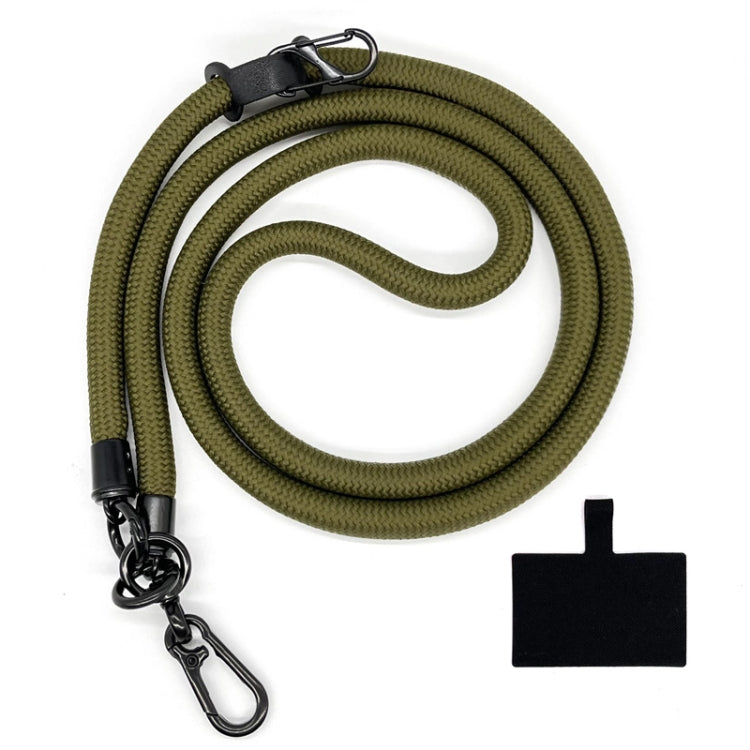 10mm Thick Rope Mobile Phone Lanyard Spacer Adjustable Anti Theft Phone Strap(NO.14 Army  Green) - Lanyards & Wrist Straps by buy2fix | Online Shopping UK | buy2fix