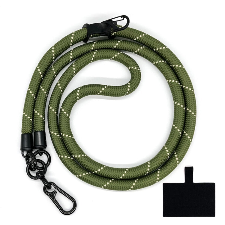 10mm Thick Rope Mobile Phone Lanyard Spacer Adjustable Anti Theft Phone Strap(NO.15 Grass Green) - Lanyards & Wrist Straps by buy2fix | Online Shopping UK | buy2fix