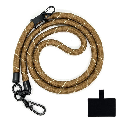 10mm Thick Rope Mobile Phone Lanyard Spacer Adjustable Anti Theft Phone Strap(NO.17 Coffee Beige) - Lanyards & Wrist Straps by buy2fix | Online Shopping UK | buy2fix