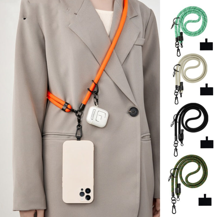 10mm Thick Rope Mobile Phone Lanyard Spacer Adjustable Anti Theft Phone Strap(NO.17 Coffee Beige) - Lanyards & Wrist Straps by buy2fix | Online Shopping UK | buy2fix