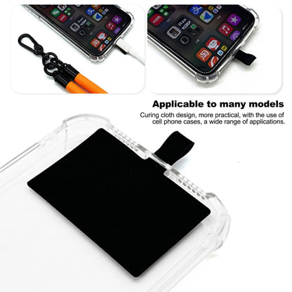 10mm Thick Rope Mobile Phone Lanyard Spacer Adjustable Anti Theft Phone Strap(NO.7 White Orange) - Lanyards & Wrist Straps by buy2fix | Online Shopping UK | buy2fix