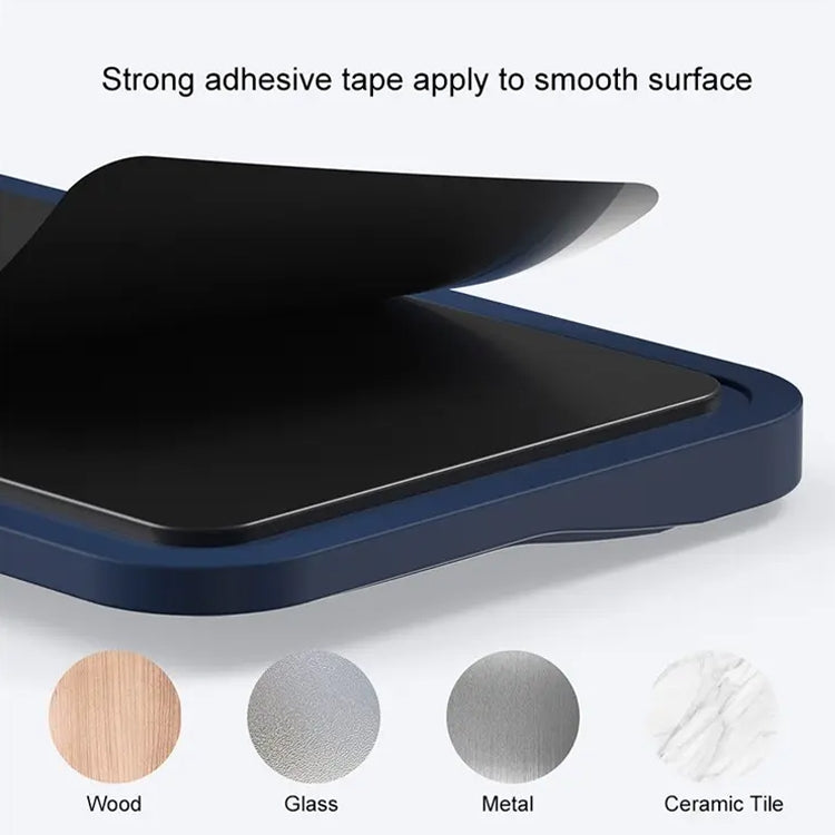 Punch Free Self-Adhesive Desktop Magnetic Data Cable Storage Fixer(Blue) by buy2fix