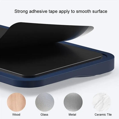 Punch Free Self-Adhesive Desktop Magnetic Data Cable Storage Fixer(Blue) by buy2fix