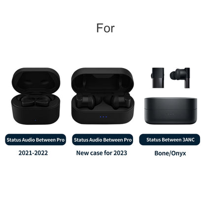 For Status Between 3ANC/Status Audio BetweenPro 2pcs Headphone Silicone Anti-Lost Cord(Black) by buy2fix